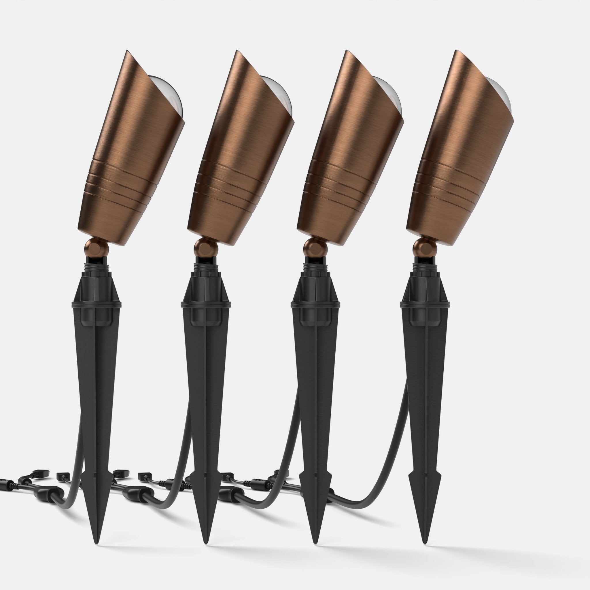 Ambient Lights™ RGBW LED Spotlight Brass - AmbientLights