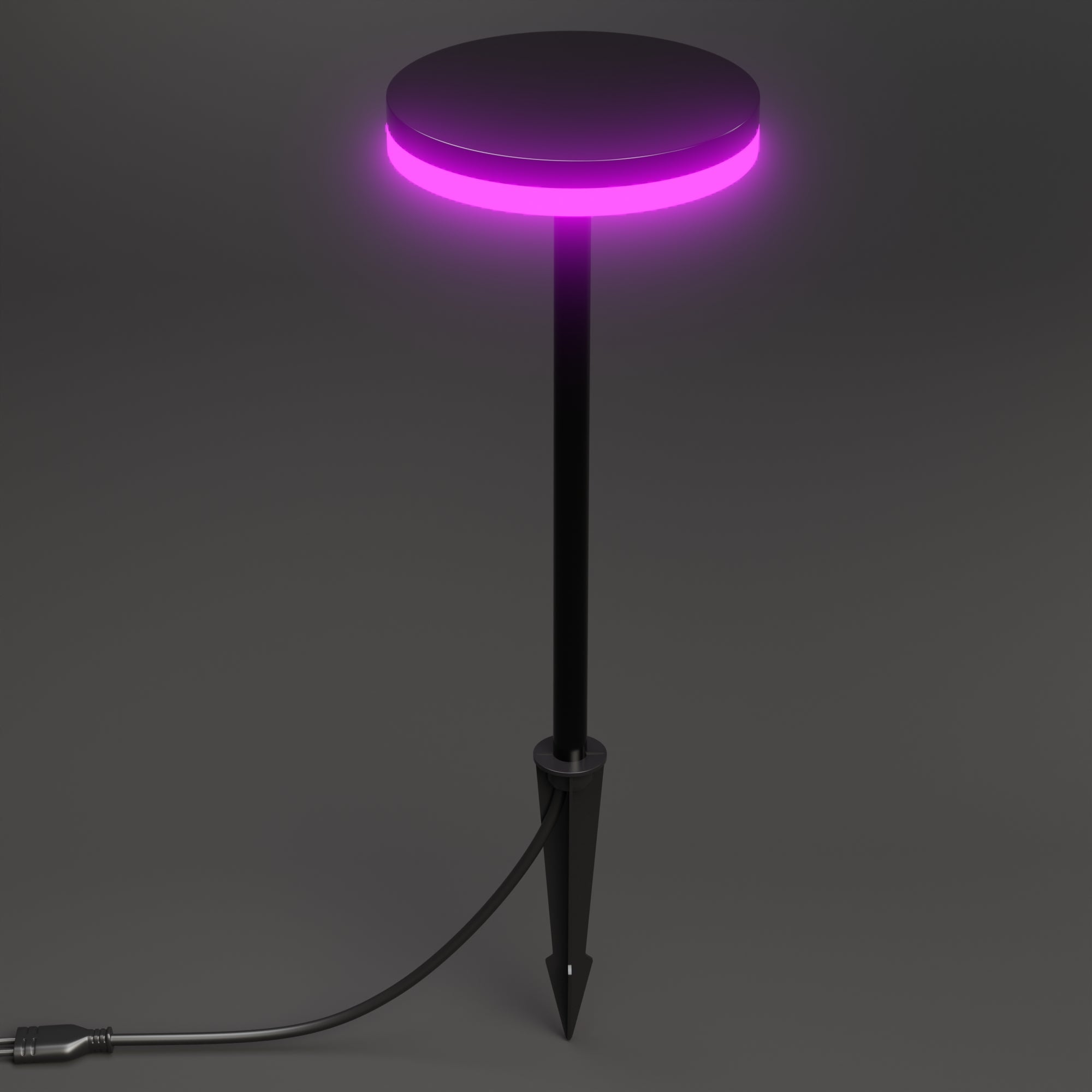 Ambient Lights&trade; RGBW LED Halo Pathway Light Black - AmbientLights