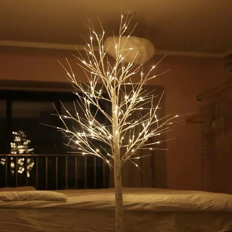 SereneGlow LED Warm White Birch Tree | 4' / 5' / 6' - AmbientLights